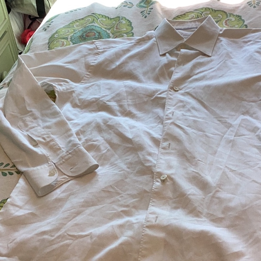 Ermenegildo Zegna White Cotton Dress Shirt M